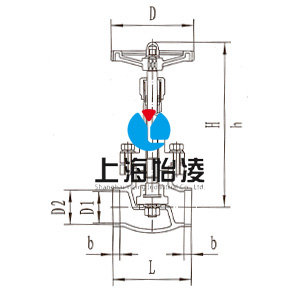 DJ61F低溫焊接截止閥圖紙 DJ61F低溫焊接截止閥圖紙