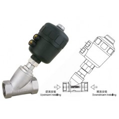 不銹鋼氣動角座閥河南生產(chǎn)廠家