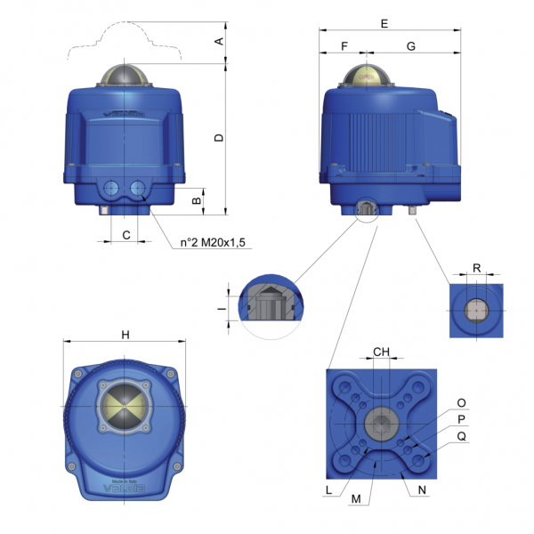 VALBIA 執行器VB030M系列