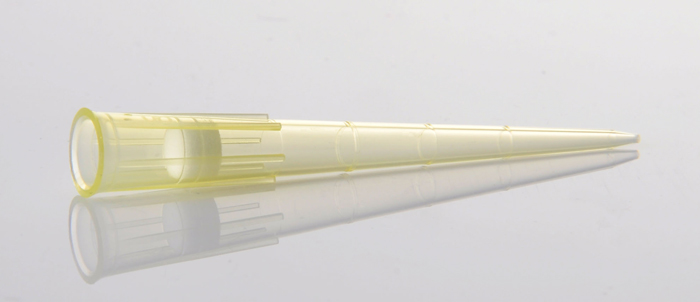 1-200ul濾芯吸嘴，黃色，帶刻度，盒裝滅菌，科進/KIRGEN