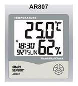 AR807數字溫濕度計