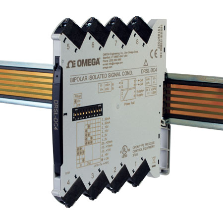 DRSL-DC4過(guò)程信號(hào)用雙極隔離式DIN軌道信號(hào)調(diào)節(jié)器OMEGA歐米茄